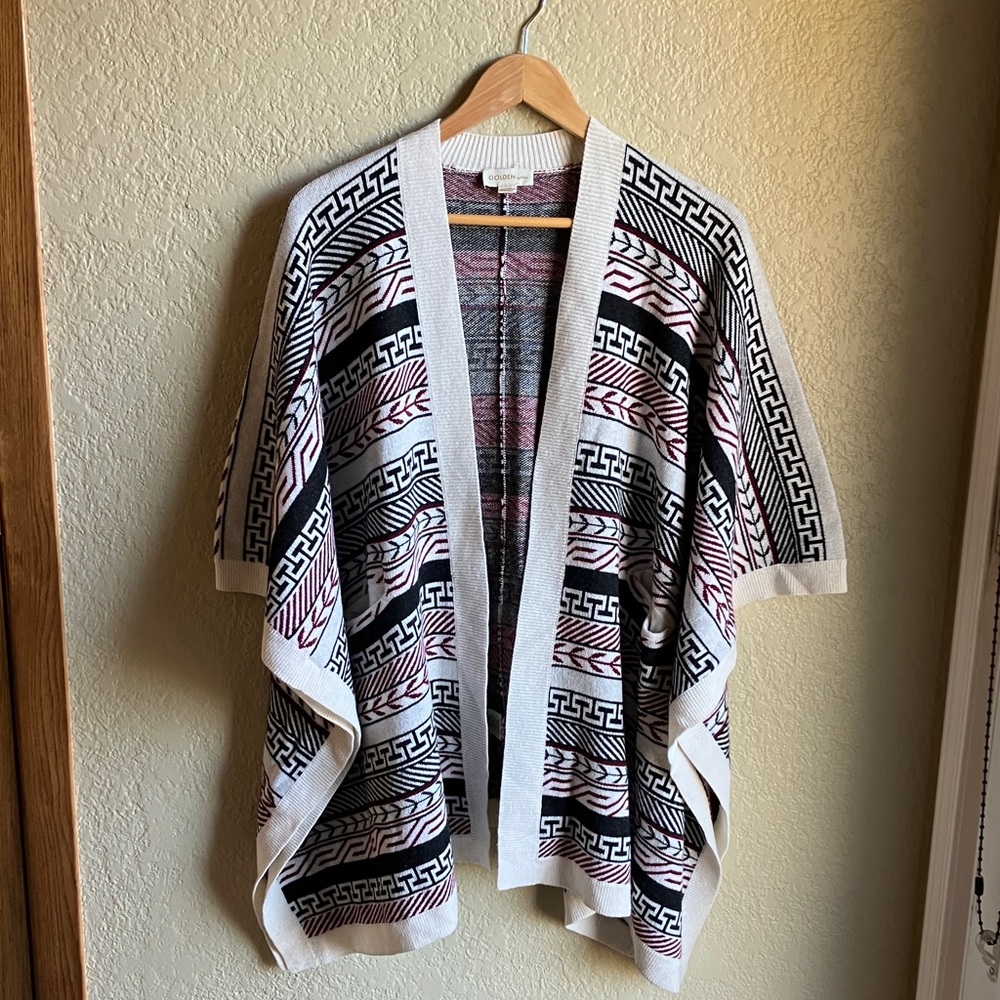 Aritzia Golden by TNA wool/alpaca blend poncho
